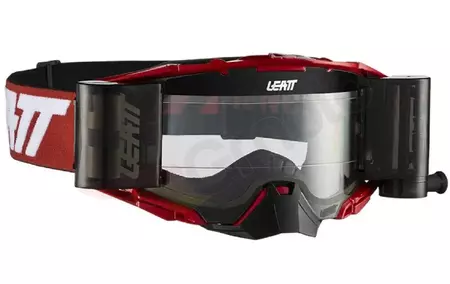 Leatt Velocity 6.5 V21 Roll-Off Motorradbrille rot weißes Glas 83%.-1