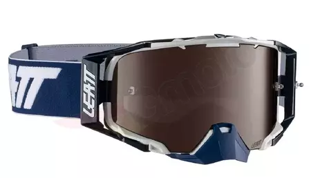 Motocyklové brýle Leatt Velocity 6.5 V21 Iriz navy blue white 28% sklo - 8019100013