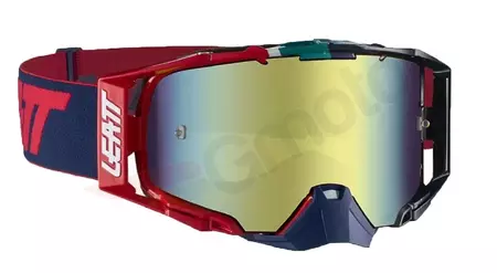 Leatt Velocity 6.5 V21 γυαλιά μοτοσικλέτας Iriz navy blue red mirror 22%-1