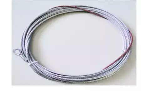 Стоманено въже за лебедки Bronco 1500 LBS, дължина 7,6 м, диаметър 4,0 мм - AC-12021A