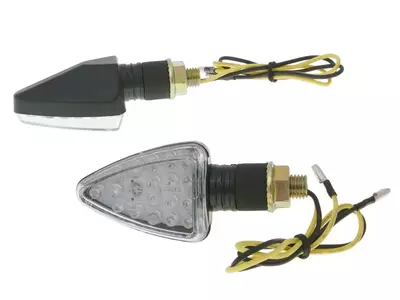 Kierunkowskazy LED M10 czarne Mini krótkie 101 Octane - IP23252