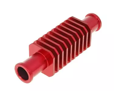 Alu áramláshűtő piros 30x103mm 17mm-es tömlőhöz 101 Octane - 28333