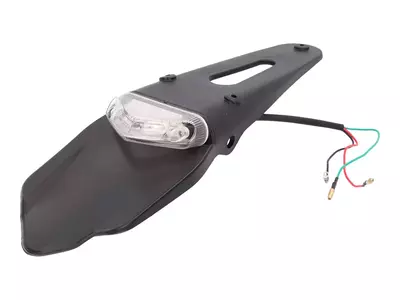 Support de plaque d'aile + lampe LED SM Enduro 101 Octane - 37346