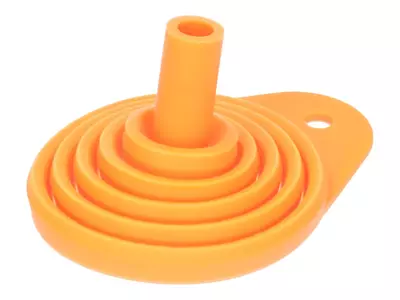 Orange foldbar silikone-tragt 101 Octane - IP39229