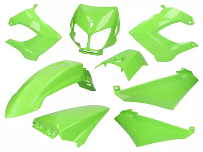 Зелен комплект за обтекател Derbi Senda R SM X-Treme SM DRD 101 Octane - 38430