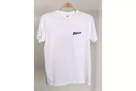 Broger Alaska marškinėliai balti S - BR-TEES-90-S