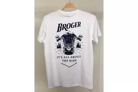 Broger Alaska t-shirt alb M-2