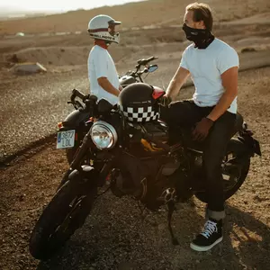 Broger California svart-vit 44 motorcykel träningsskor stövlar-9