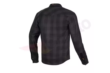 Broger Alaska camicia da moto nero-grigio M-2