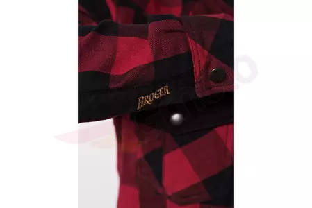 Broger Alaska Lady rouge-noir DM motorbike shirt-4