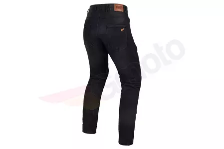 Broger Florida gewassen zwarte jeans motorbroek W33L34-2