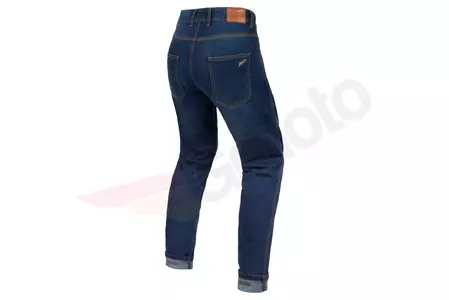 Broger Florida gewassen blauwe jeans motorbroek W30L34-2