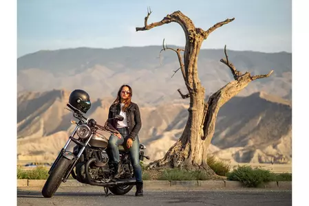 Broger Florida Lady isprane crne DM ženske motociklističke traperice motociklistička jakna-6