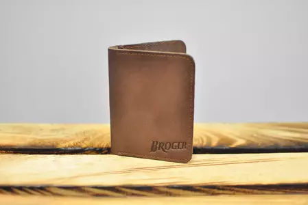 Broger Alaska Vintage hnedá peňaženka-1
