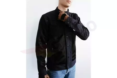 Broger California jachetă de motocicletă din material textil albastru marin-negru M-3