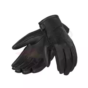 Broger Alaska guantes de moto de cuero negro XS-1