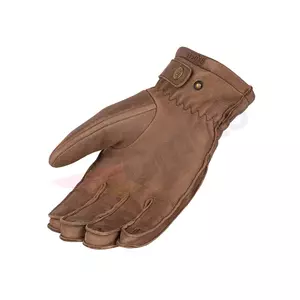 Broger Alaska guantes de moto de cuero Vintage marrón L-3