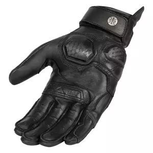 Broger Ohio Lady negru DXS negru mănuși de motociclete din piele pentru femei-2