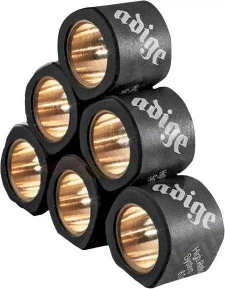 Rouleaux de variateur Adige 15x12 mm 3.5g carbone - FB-144/C7
