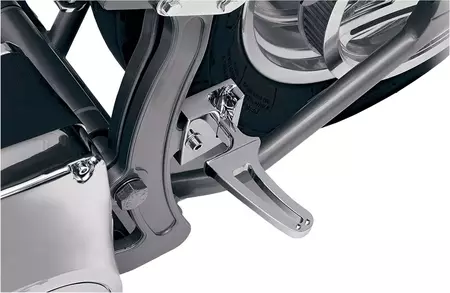 Сплав Арт подложки за крака на пътника за Harley-Davidson хром