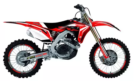 Stickerset motorfiets + BlackBird zadelhoes Honda CRF 250 - 8146N