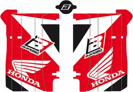 Aufkleber Sticker für Kühlerlamellen Kühlerdeckel Blackbird Honda - A102N