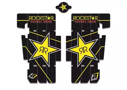Aufkleber Sticker für Kühlerlamellen Kühlerdeckel Blackbird Rockstar Beta RR - AB01L