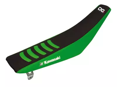 Capa de assento Blackbird Double Grip 3 Kawasaki KX verde/preto - 1432H