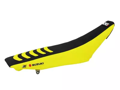 Poťah sedadla Blackbird Double Grip 3 Suzuki RM žltý/čierny - 1330H