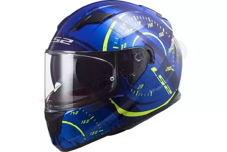 LS2 FF320 STREAM EVO TACHO BLUE H-V YELLOW M capacete integral de motociclista - AK1032055264