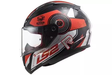 LS2 FF353 RAPID STRATUS PRETO VERMELHO PRATA L capacete integral de motociclista-2
