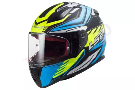 LS2 FF353 RAPID GALE MATT BLACK BLUE YELLOW M capacete integral de motociclista - AK1035346254
