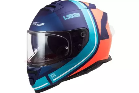LS2 FF800 STORM SLANT MATT BLUE ORANGE L capacete integral de motociclista-1
