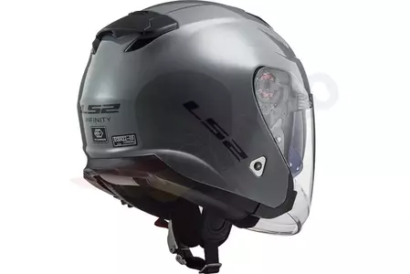 LS2 OF521 INFINITY NARDO GREY casco de moto abierto M-3