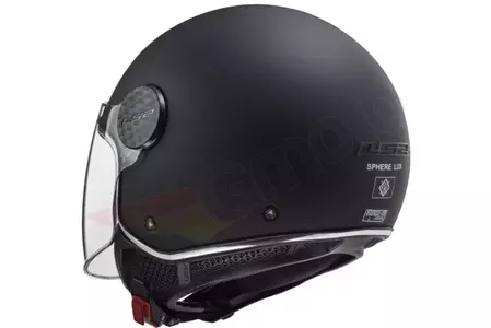 LS2 OF558 SPHERE LUX MATT BLACK S capacete aberto para motociclistas-2
