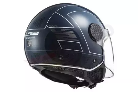 LS2 OF558 SPHERE LUX LINUS COBALT M capacete aberto para motociclistas-2