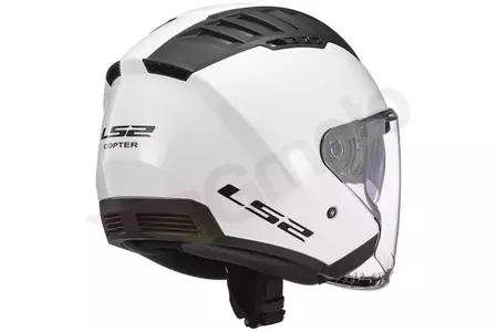 Kask motocyklowy otwarty LS2 OF600 COPTER SOLID WHITE L-2