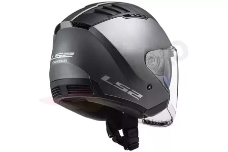 LS2 OF600 COPTER SOLID MATT TITANIUM L casco de moto open face-2