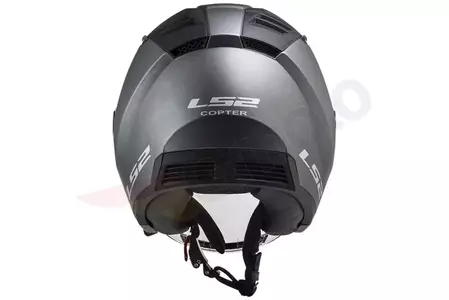 LS2 OF600 COPTER SOLID MATT TITANIUM L casco de moto open face-3