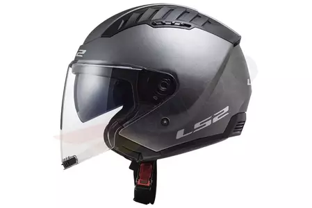LS2 OF600 COPTER SOLID MATT TITANIUM L casco de moto open face-4
