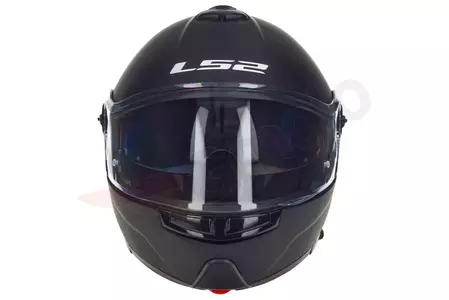 LS2 FF325 STROBE SOLID MATT NEGRO XXS casco moto mandíbula-3