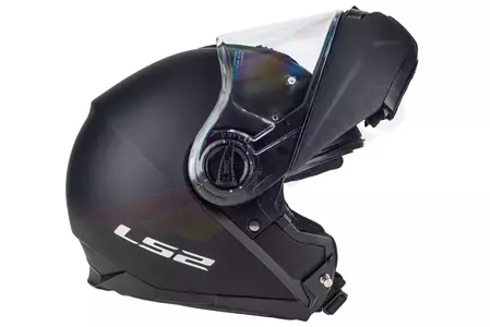 LS2 FF325 STROBE SOLID MATT NEGRO XXS casco moto mandíbula-6