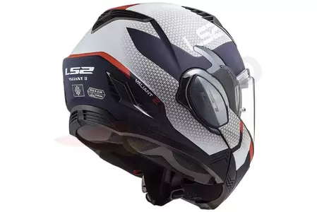 LS2 FF900 VALIANT II HUB casco de moto BLANCO PLATA 3XL-3