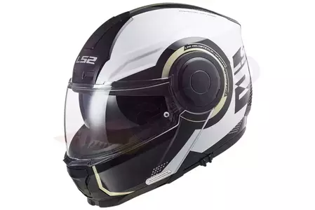 LS2 FF902 SCOPE ARCH GLOSS WHITE TITANIUM M casco moto mandíbula - AK5090222084