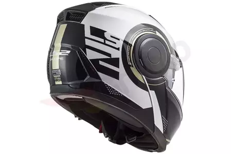 LS2 FF902 SCOPE ARCH GLOSS WHITE TITANIUM M casco moto mandíbula-2