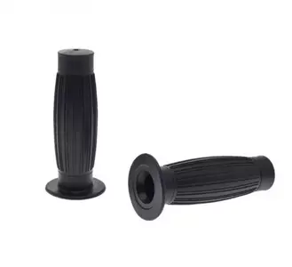 Handvatten - stuurrubber 22 mm banden klassiek zwart - 318512