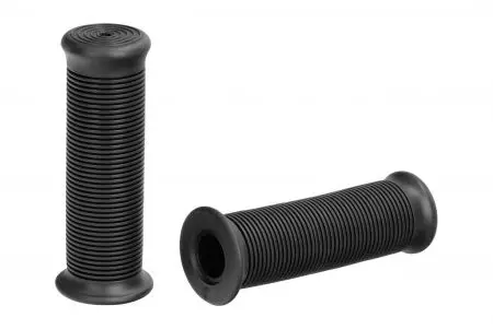 Handvatten - stuurrubber 22 mm banden klassiek zwart - 318518