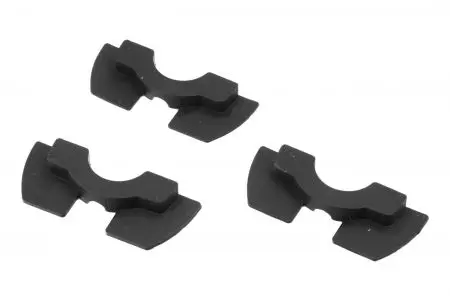 Almofadas de guiador em borracha preta para a trotinete Xiaomi M365/PRO