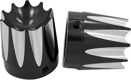 Avon Excalibur extremos del manillar ponderados negro 25.4mm - AXL-EX-ANO