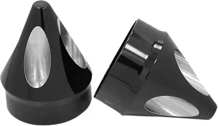 Avon Spike zwart 25,4 mm stuurgewichten - AXL-SPK-ANO